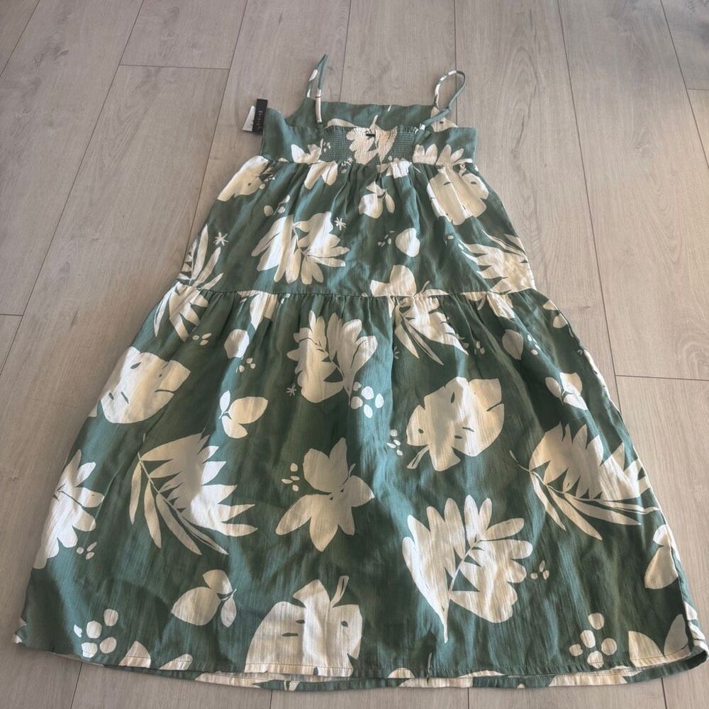 Oneill Cecily Dress - Lilly Pad Green size S - Picture 4 of 8